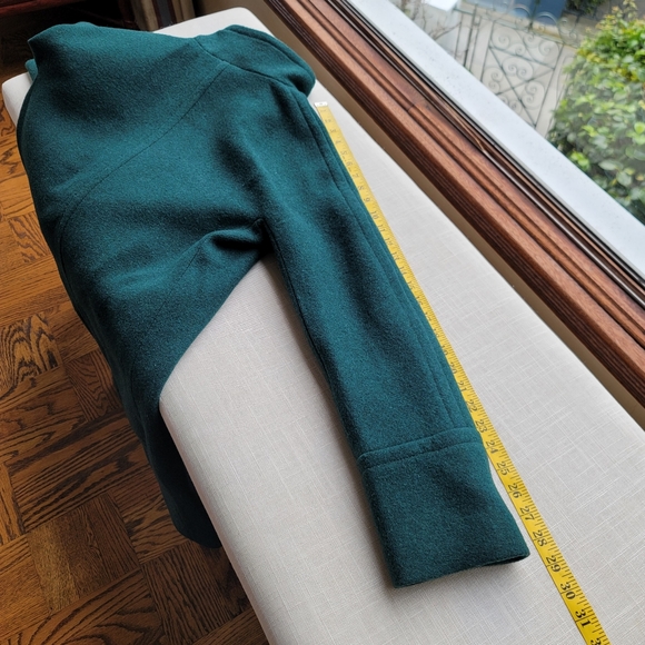 New! J. Crew size 6 Dark Forest Green City Coat NWT - Picture 7 of 10